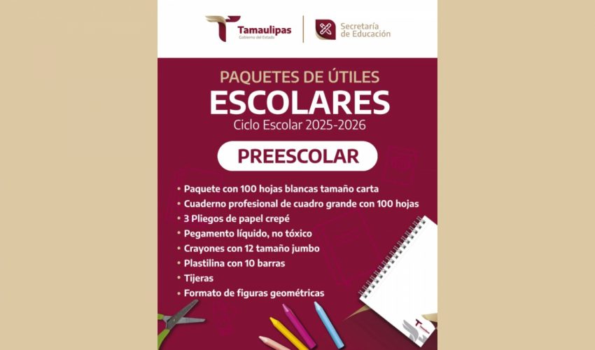 Video: Paquetes de Útiles Escolares – Preescolar