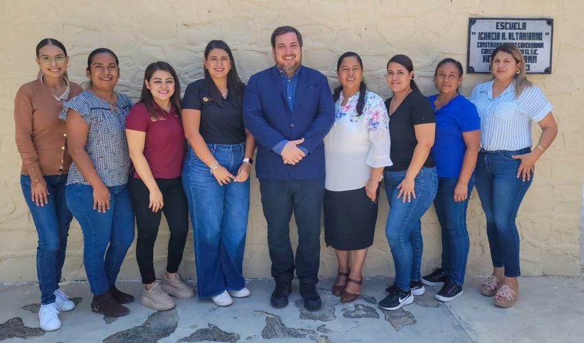Secretario de Educación, visitó la Escuela Rural Multigrado Primaria “Ignacio Altamirano”, en el municipio de Villagrán