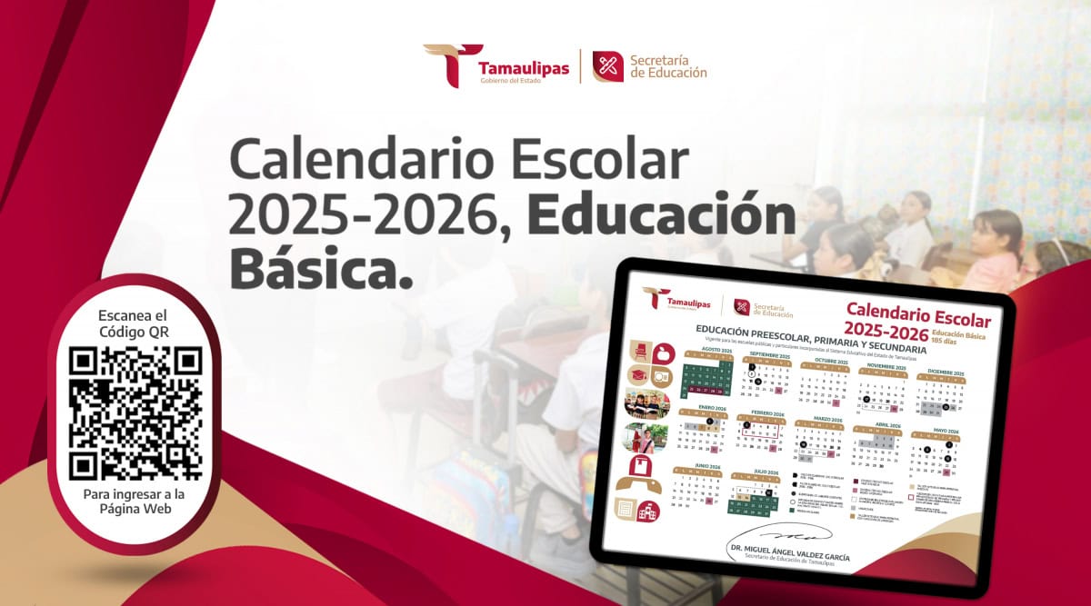 Calendario Escolar 2025-2026, Educación Básica.