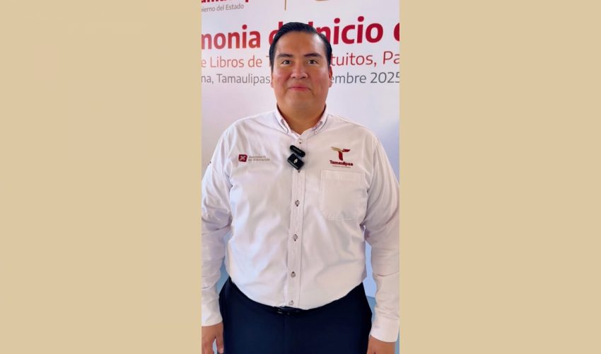 Reel: Inicio del ciclo escolar 2025-2026, Subsecretario de Administración, Hugo Armando Fonseca Reyes
