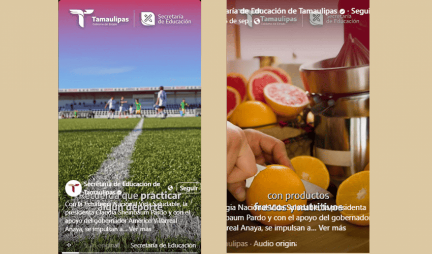 Reel: Estrategia Nacional Vida Saludable.