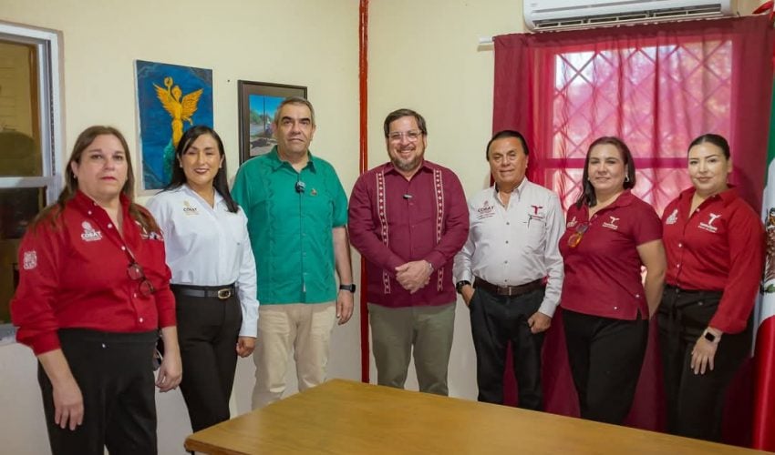 Audiencia con tu Secretario, en COBAT No.11 en Ciudad Mier
