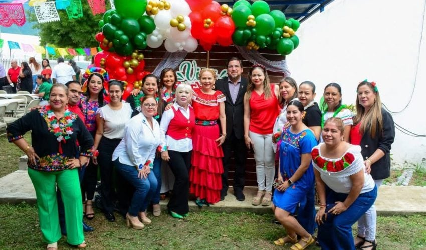 Celebración del 215 aniversario de la Independencia de México.