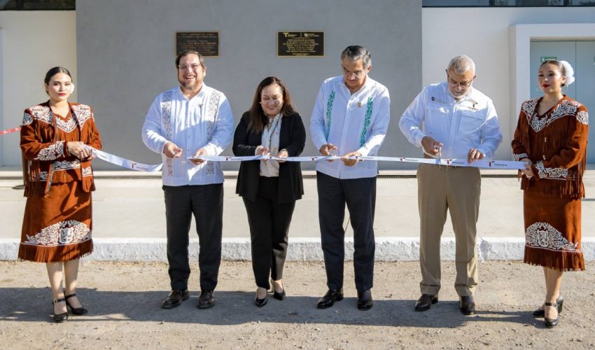 Inauguración del gimnasio en la Escuela Normal Federal de Educadoras “Maestra Estefanía Castañeda”