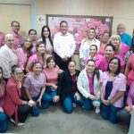 Reunión del titular de la Unidad Ejecutiva, Samuel Alcantar Varela, con su estructura de trabajo