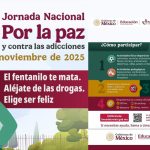 Jornada Nacional por la Paz y contra las Adicciones