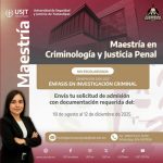 Maestría en Criminología y Justicia, con Énfasis en Investigación Criminal, Generación 2026-2027