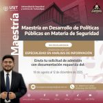 Maestría en Desarrollo de Políticas Públicas en Materia de Seguridad