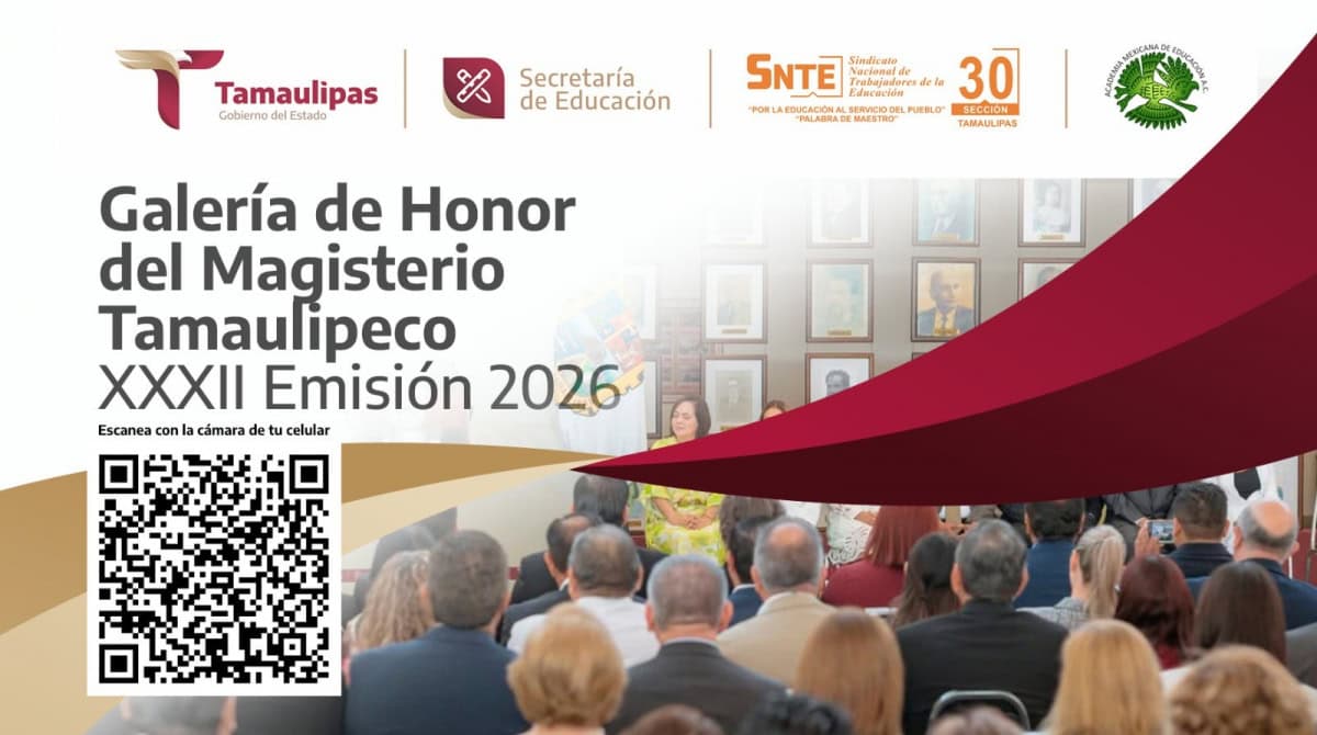 Galería de Honor del Magisterio Tamaulipeco 2026