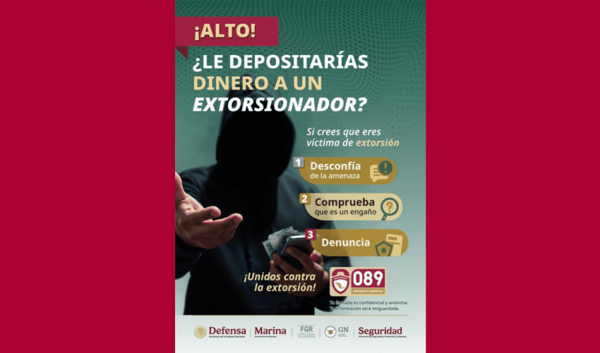 ¡Unidos contra la extorsión!