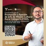Convocatoria para la Promoción a la Función de Jefe de Misión Cultural Rural categoría E1305, en el nivel de Educación Extraescolar