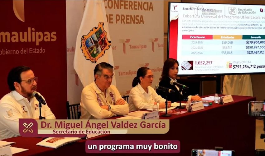 Video: Presentación de la Estrategia Tamaulipas Educa