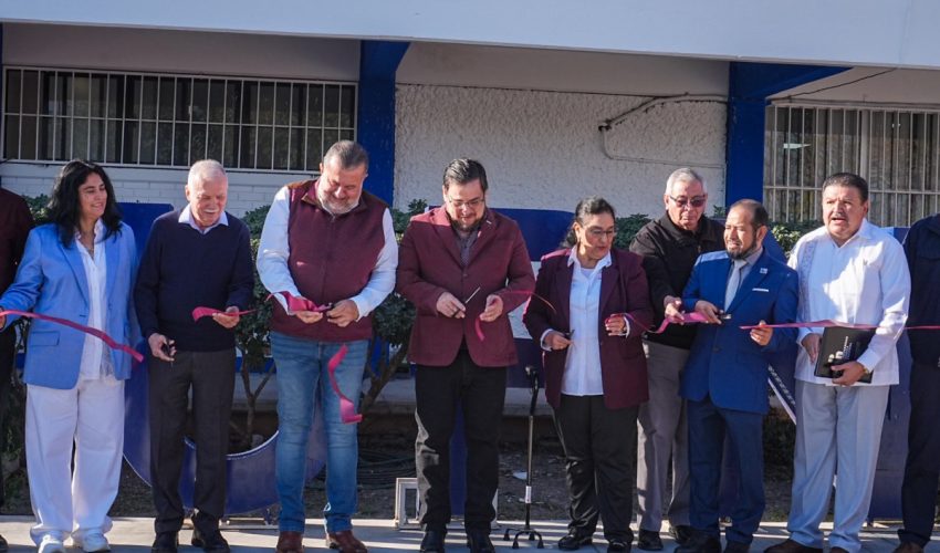 Entrega de Obras y Mobiliario en la UPN 283, en Matamoros