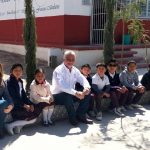 Jornada de forestación en la Escuela “Emiliano Zapata”, en Tula
