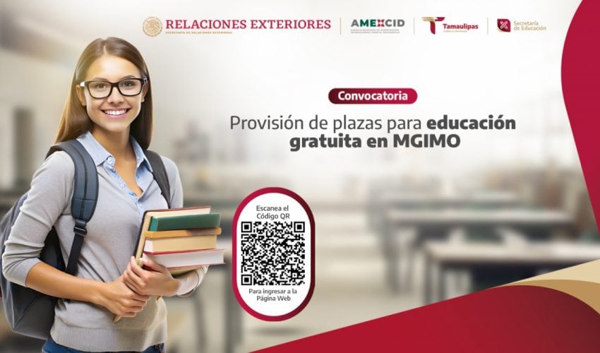 Convocatoria Provisión de Plazas para Educación Gratuita en MGIMO