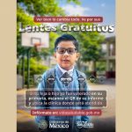 Lentes gratuitos para niñas y niños de primarias