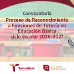 Proceso de Reconocimiento a Funciones de Tutoría en Educación Básica, ciclo escolar 2026-2027