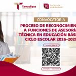 Proceso para obtener el Reconocimiento a Funciones de Asesoría Técnica en Educación Básica, ciclo escolar 2026-2027.