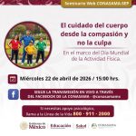 Seminario Web CONASAMA-SEP – Día Mundial de la Actividad Física