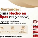 Cursos Santander – Transforma Hecho en Tamaulipas.