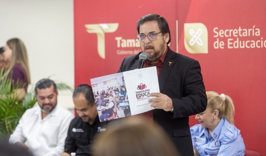 Reunión de trabajo sobre la estrategia Tamaulipas Educa