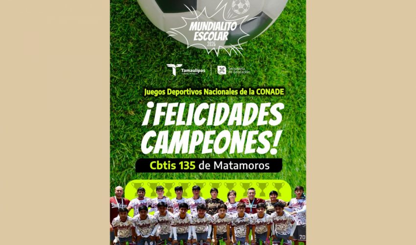 Felicidades CBTis 135 de Matamoros