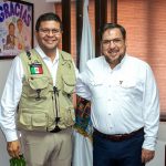 Reunión con el delegado de Programas Federales para Bienestar en la entidad, Luis Lauro Reyes Rodríguez