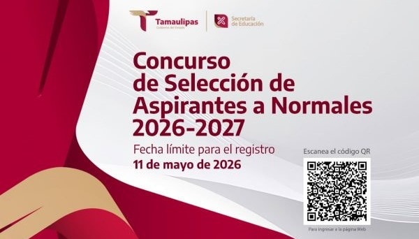 Concurso de Selección de Aspirantes a Normales 2026-2027