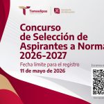 Concurso de Selección de Aspirantes a Normales 2026-2027.