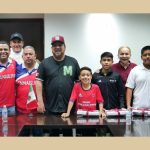 Secretario de Educación de Tamaulipas, recibió a tres estudiantes y futbolistas que participan en los protocolos de inicio de los partidos de la Copa Mundial FIFA 2026