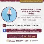 Seminario Web “Promoción de la salud mental en personas sordas”