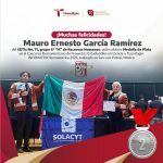 Felicidades a Mauro Ernesto García Ramírez, del CETIS 71 de Reynosa