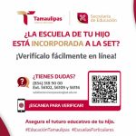 ¿La escuela de tu hijo está incorporada a la SET?