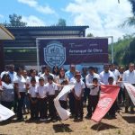 Obra en construcción en el Albergue Escolar “Profr. Mario Aguilera Dorantes”, en Jaumave