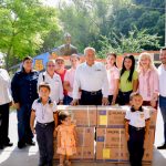 Entrega de apoyos a la comunidad educativa de Güémez