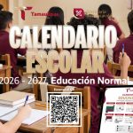 Calendario Escolar de Educación Normal para el ciclo 2026-2027