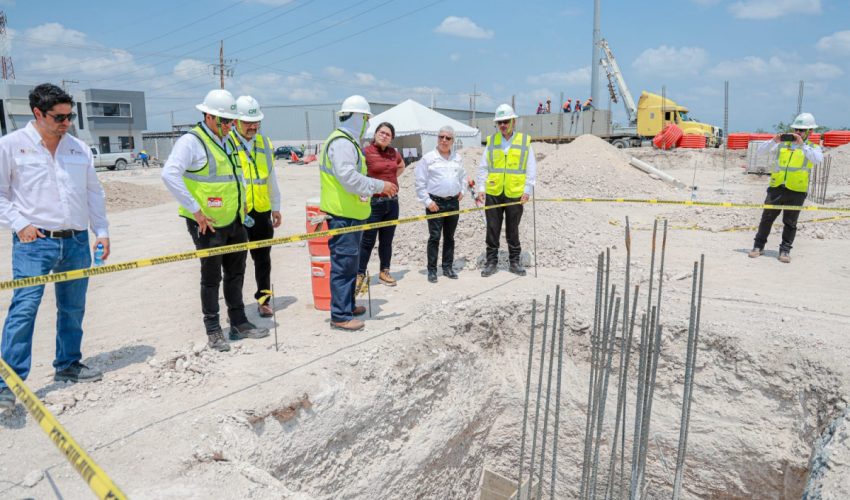 Supervisa SEDENER construcción de la Subestación Eléctrica Santander Banco I en Reynosa