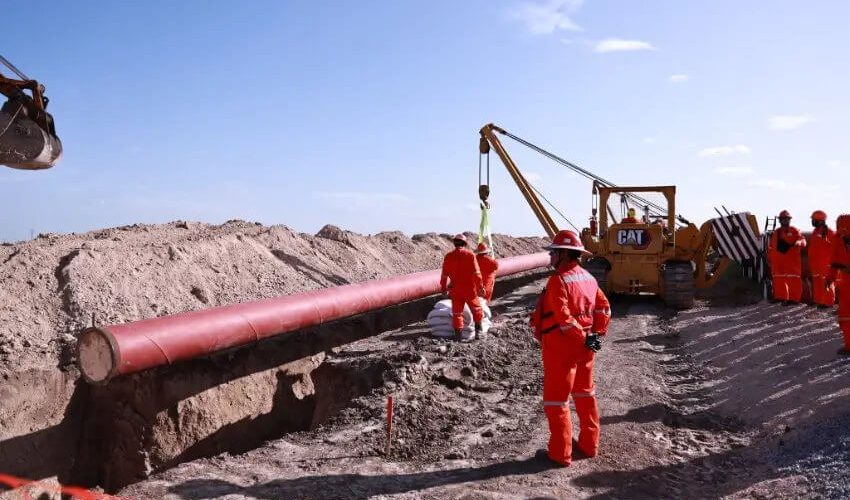 Banderazo de inauguración del Gasoducto en Reynosa, Tamaulipas