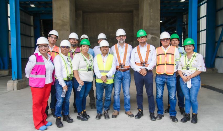 Visita SEDENER construcción de central de cogeneración de energía en Ciudad Mante