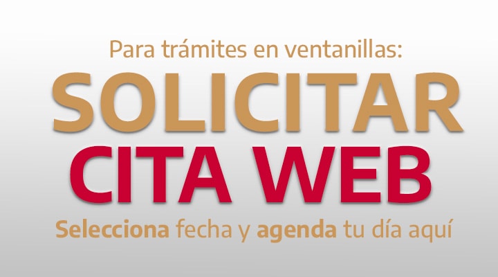 Solicitar cita Web