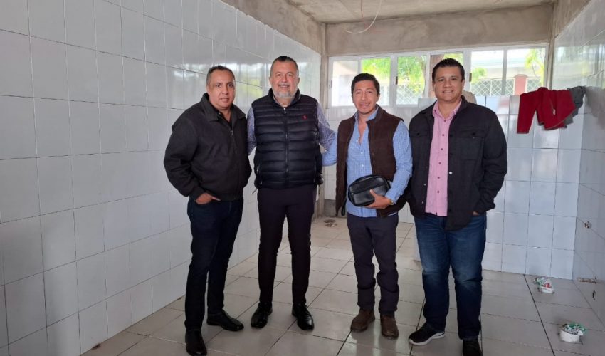 Supervisión de construcción de sala audiovisual, CBTIS 271, municipio de Victoria