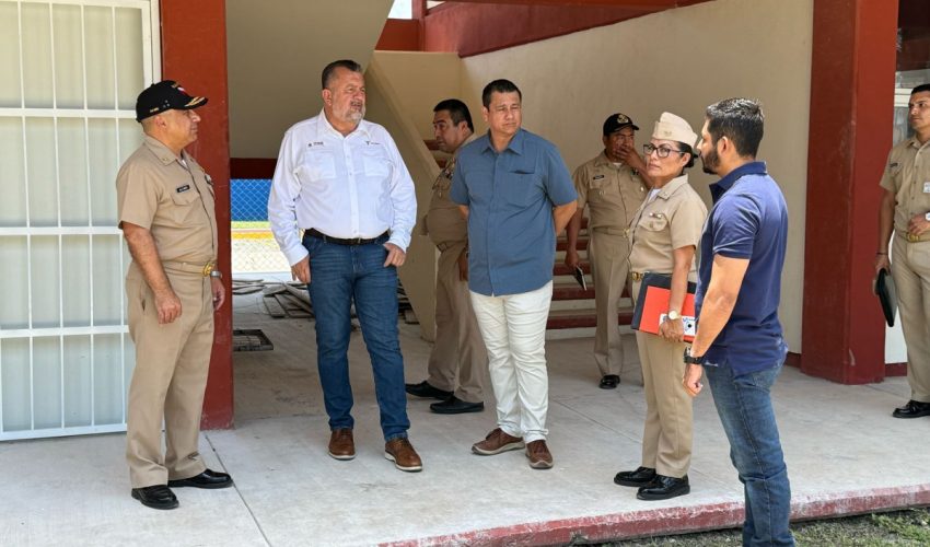 VISITA DE SUPERVISIÓN DE PRIMARIA CAPITAN DE NAVIO BLAS GODINEZ BRITO EN LA ZONA NAVAL DE LA PESCA EN SOTO LA MARINA.