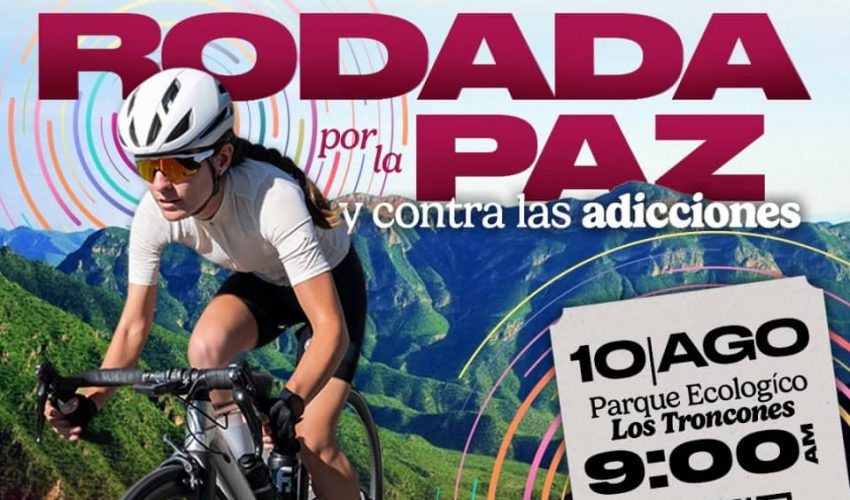Invita INJUVE Tamaulipas  a participar en la Rodada por la Paz y Contra las Adicciones en Ciudad Victoria