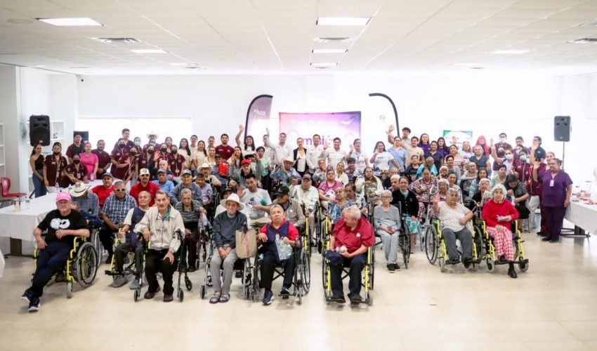 Fortalece INJUVE vínculos intergeneracionales en la Casa Hogar del Adulto Mayor en coordinación con el Sistema DIF Estatal