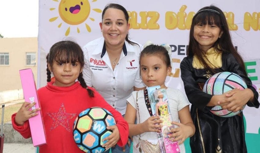 Más de 5 mil niños tamaulipecos recibirán juguetes con motivo  del Día del Niño y la Niña: Injuve