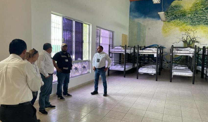 Gobierno de Tamaulipas implementa acciones de protección civil en albergues y puntos de concentración de migrantes