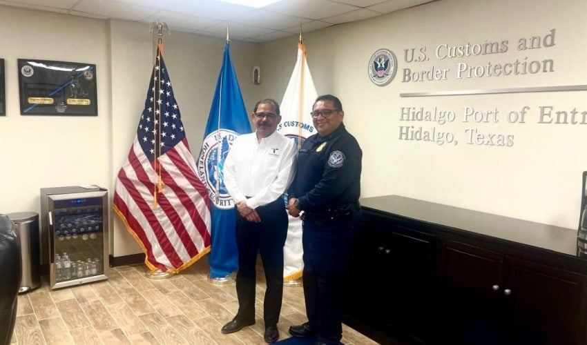Evalúan tema migratorio Instituto Tamaulipeco del Migrante, con Oficina de Aduanas y Protección Fronteriza