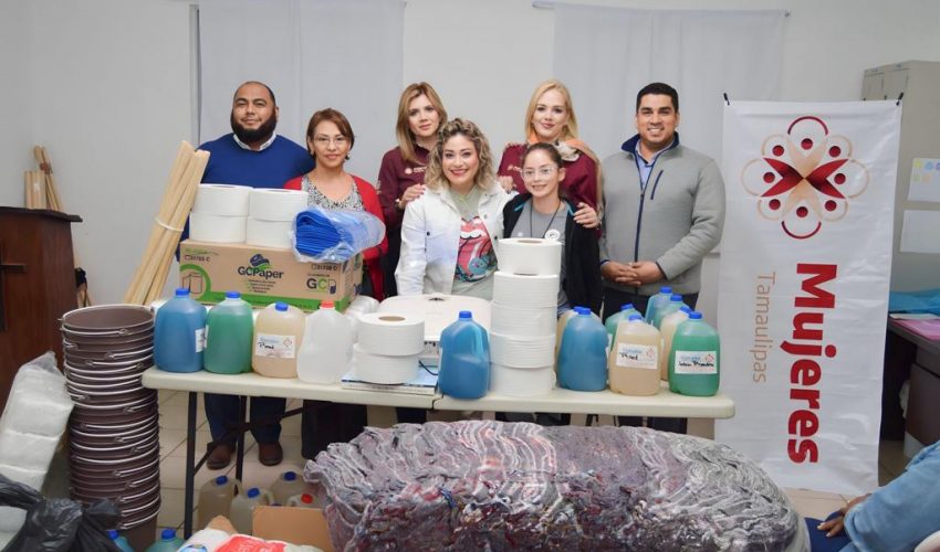 Dona Gobierno de Tamaulipas artículos de primera necesidad a Centros Migrantes fronterizos