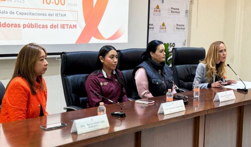 Dirige IMT Plática “Acciones clave para solicitar atención en casos de violencia de género” a servidoras públicas del IETAM