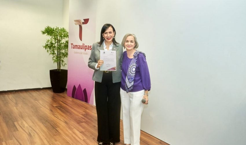 Entrega María de Villarreal nombramiento a Patricia Lara Ayala como directora general del DIF Tamaulipas
